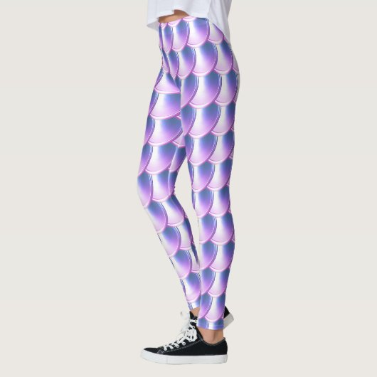 Paarse Blue Dragon Scale Cosplay Leggings (Links)