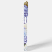 Paarse Blue hortensia gepersonaliseerde iPhone cas Case-Mate iPhone Case (Achterkant / Rechts)