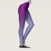 Paarse Blue moonlight ombre effect Leggings (Rechts)
