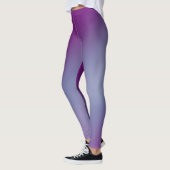Paarse Blue moonlight ombre effect Leggings (Links)