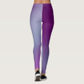 Paarse Blue moonlight ombre effect Leggings (Achterkant)