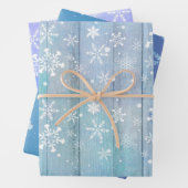 PAARSE BLUE PINK HOLIDAY WINTER ITEMS INPAKPAPIER VEL (In situ)