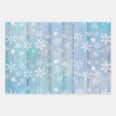 PAARSE BLUE PINK HOLIDAY WINTER ITEMS INPAKPAPIER VEL (Voorkant)