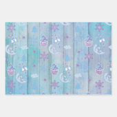 PAARSE BLUE PINK HOLIDAY WINTER ITEMS INPAKPAPIER VEL (Voorkant 2)