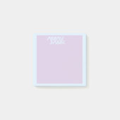 Paarse Blue Small Business Post-it® Notes (Voorkant)