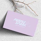 Paarse Blue Small Business Visitekaartje