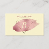 Paarse Blush Chic Visitekaartje (Voorkant)