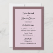 Paarse/Blush met bridal in beeld Kaart (Voorkant)