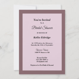 Paarse/Blush met bridal in beeld Kaart