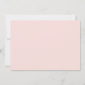 Paarse Blush Roze Bloemige Crème 60e Verjaardag (Achterkant)