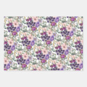 Paarse blush roze olievloeistof inpakpapier vel (Voorkant)