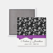 Paarse Bodemweduwenkast Magnet (Voorkant / Achterkant)