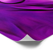 Paarse boeddha Art Portret Boeddhisme Spirituele l Poster (Hoek)