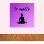 Paarse Boeddha Namaste Poster