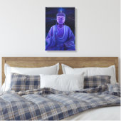 Paarse Boeddha Universe Galaxy Painting Wall Art Canvas Afdruk (Insitu (Slaapkamer))