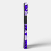 Paarse boeken achtergrond Case-Mate iPhone case (Achterkant / Rechts)