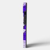 Paarse boeken achtergrond Case-Mate iPhone case (Achterkant / Links)