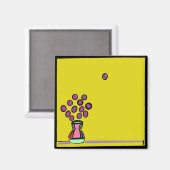 PAARSE BOEKET MAGNEET (Voorkant / Achterkant)