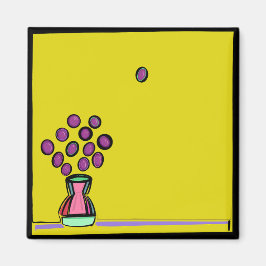 PAARSE BOEKET MAGNEET