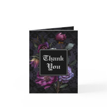 Paarse boeket op zwarte kant | Foto Dank je wel