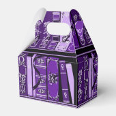 Paarse boekhouders  boeken bedankdoosjes (Achterkant)