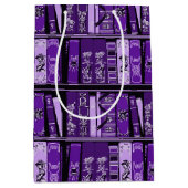 Paarse boekhouders  boeken medium cadeauzakje (Voorkant)