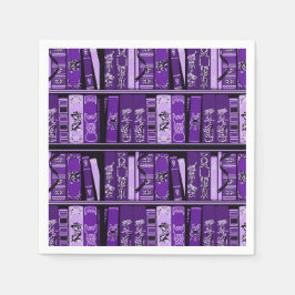 Paarse boekhouders  boeken servet