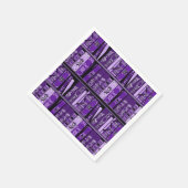 Paarse boekhouders boeken servet (Hoek)