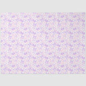 Paarse bogen met roze Stippen Tissuepapier (Voorkant)