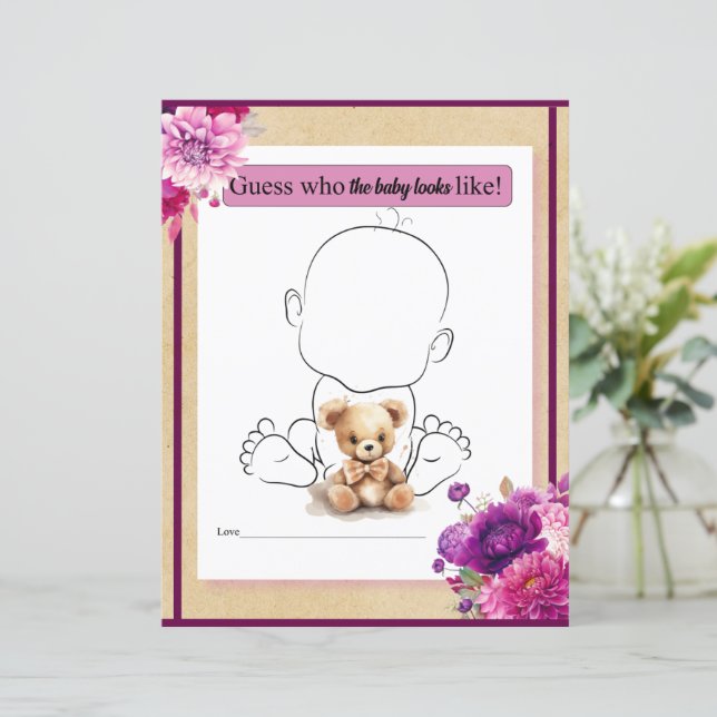 Paarse Boho die zal Baby eruit zien als spel (Staand voorkant)