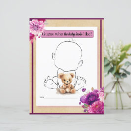 Paarse Boho die zal Baby eruit zien als spel