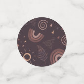 Paarse Boho Rainbow Confetti (Kleine voorkant)