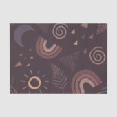 Paarse Boho Rainbow Tissuepapier (Voorkant)