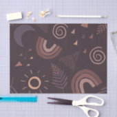 Paarse Boho Rainbow Tissuepapier (Craft)