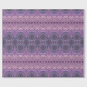 Paarse Boho Style Cadeaupapier (Vlak)