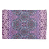 Paarse Boho Style Kussensloop (Achterkant-Links)