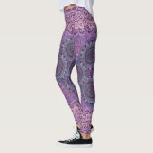 Paarse Boho Style Leggings (Links)