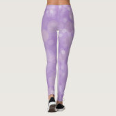 Paarse bokah leggings (Achterkant)