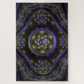 paarse bollen puzzel legpuzzel (Verticaal)