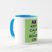 Paarse "Bolus on"-Mok Mok (Voorkant links)