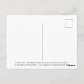 Paarse bomen door Mark Edward Westerfield Briefkaart (Achterkant)