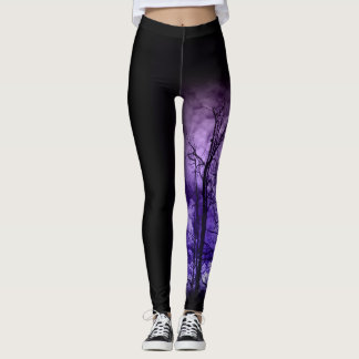 Paarse bomen leggings