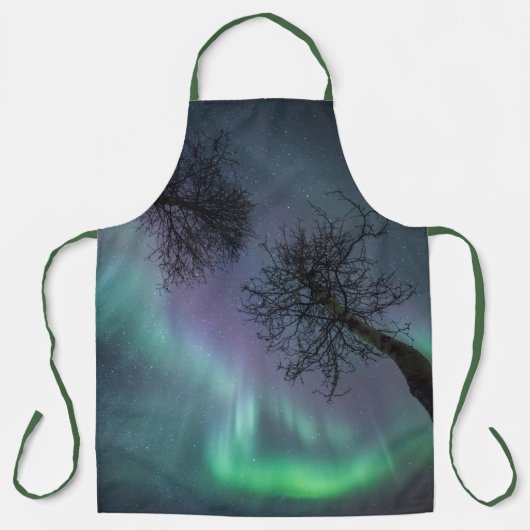 Paarse bomen met noordelijke hoogteliggen schort (Voorkant)