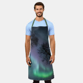 Paarse bomen met noordelijke hoogteliggen schort (Gedragen)