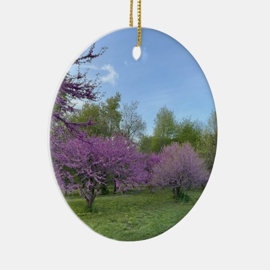 Paarse bomen Ornament (Rechts)