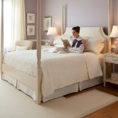 Paarse boog streep gepersonaliseerde sierkussen