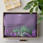 Paarse boog vakantie tissuepapier (Geschenk)