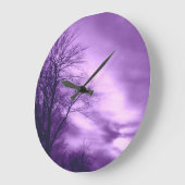 Paarse Boom- en hemelwandklok Grote Klok (Hoek)