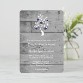 Paarse Boom van de Uitnodiging van het Huurhuwelij (Staand voorkant)