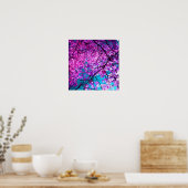 Paarse boom XI Poster (Keuken)